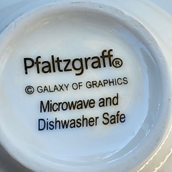 Set‎ of 2 Ceramic Coffee Mug Double Sided My Cup Overflows With Your Blessings - Picture 6 of 14